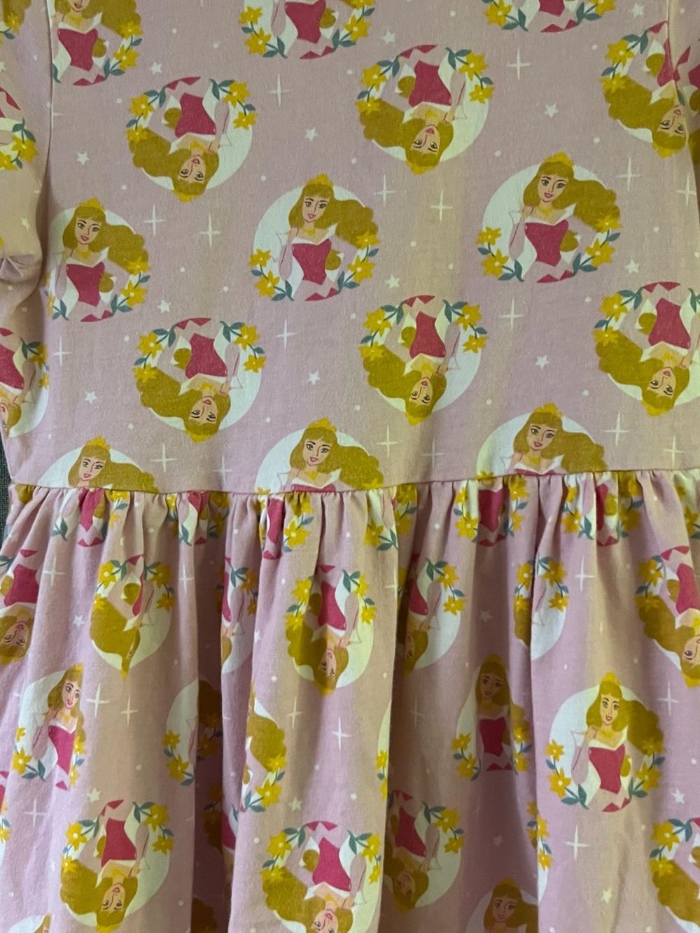 Hanna Andersson Pink Princess Print Casual Dress